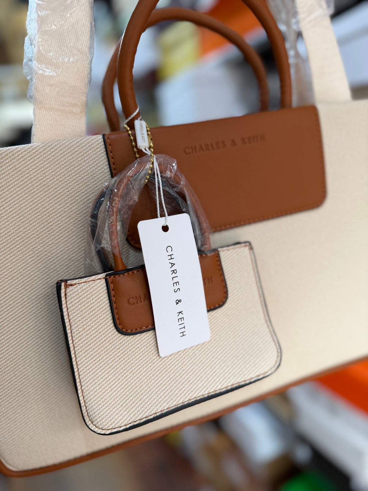 CK tote bag with mini bag