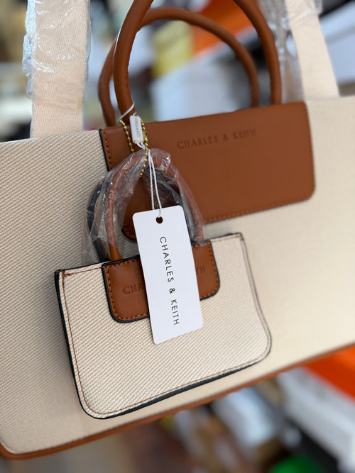 CK tote bag with mini bag