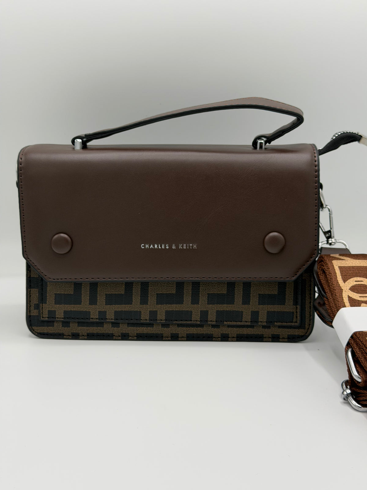 Printed trendy cross body purse