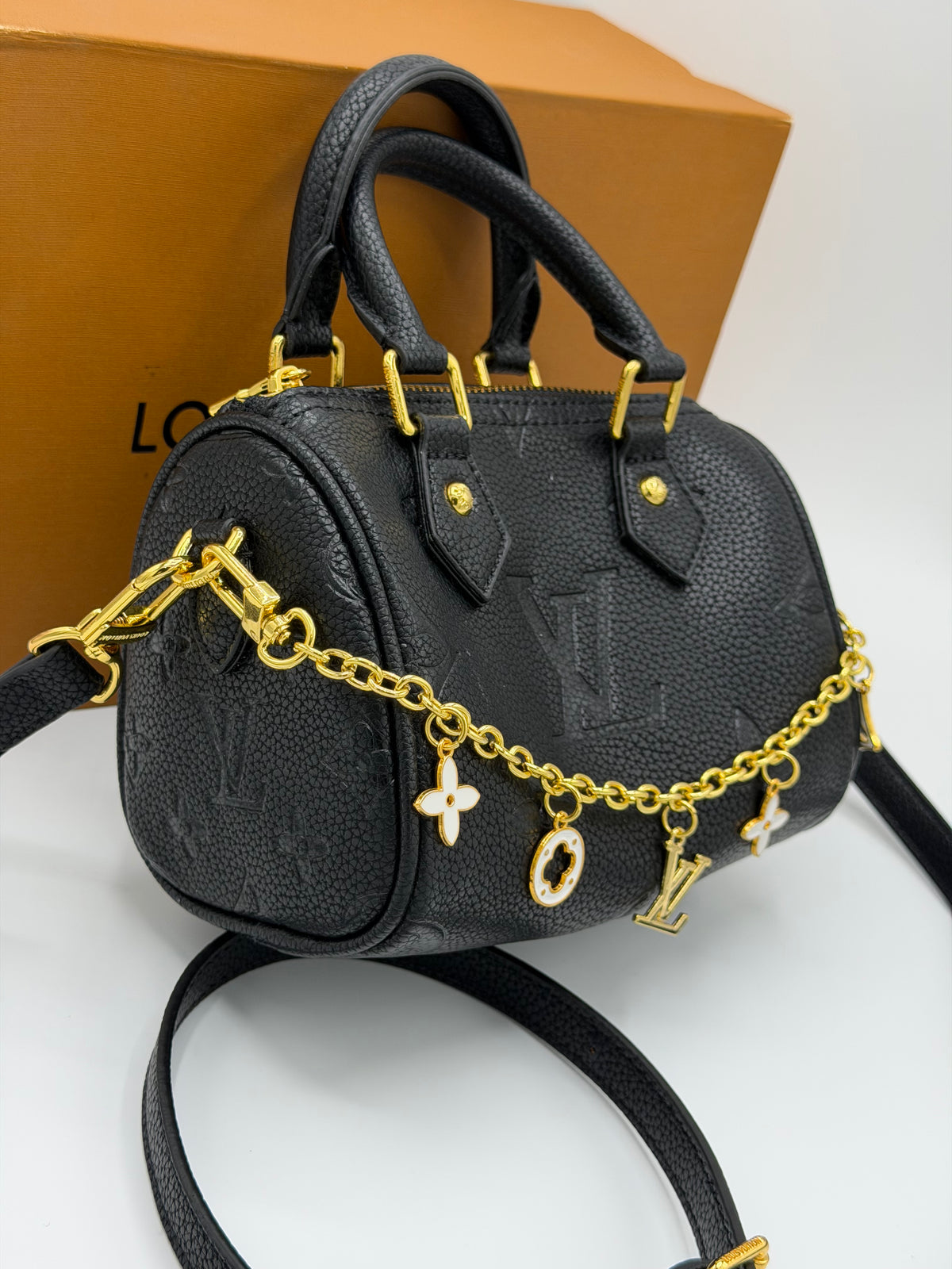 Branded Duffel crossbody purse