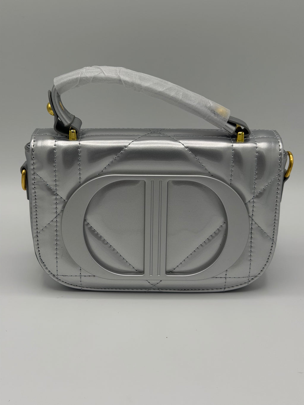 Luxury Patent Leather Top Handle Crossbody Bag