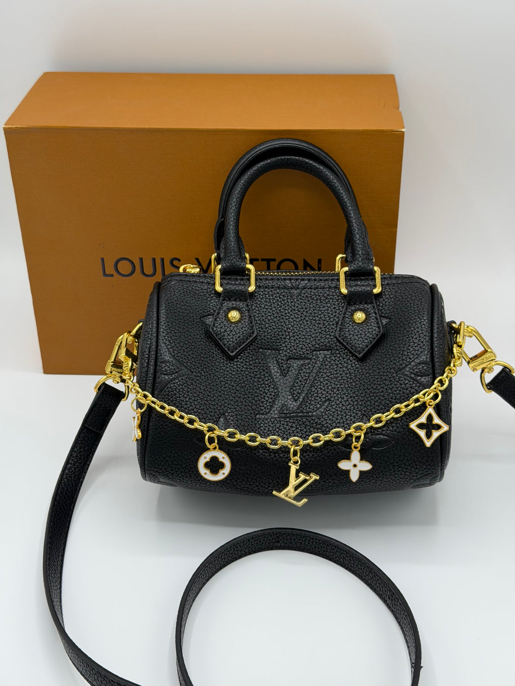 Branded Duffel crossbody purse