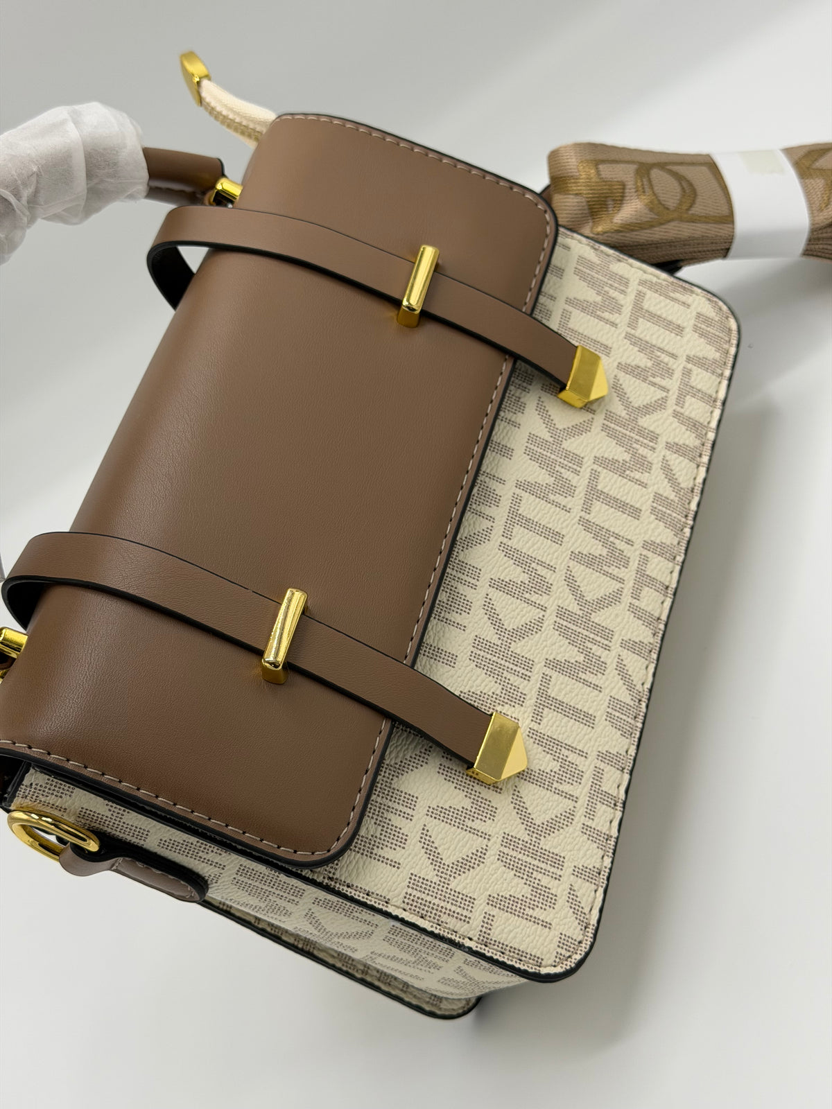 Printed trendy cross body purse