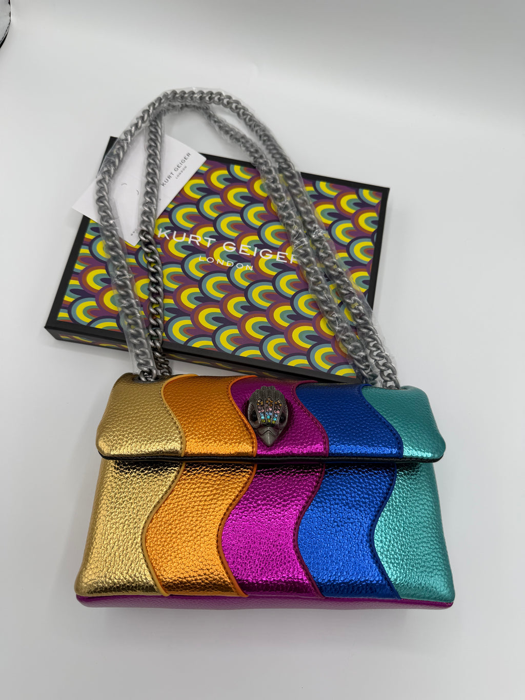 Trendy rainbow crossbody