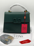 Valentino Garavani Green Top Handle Handbag